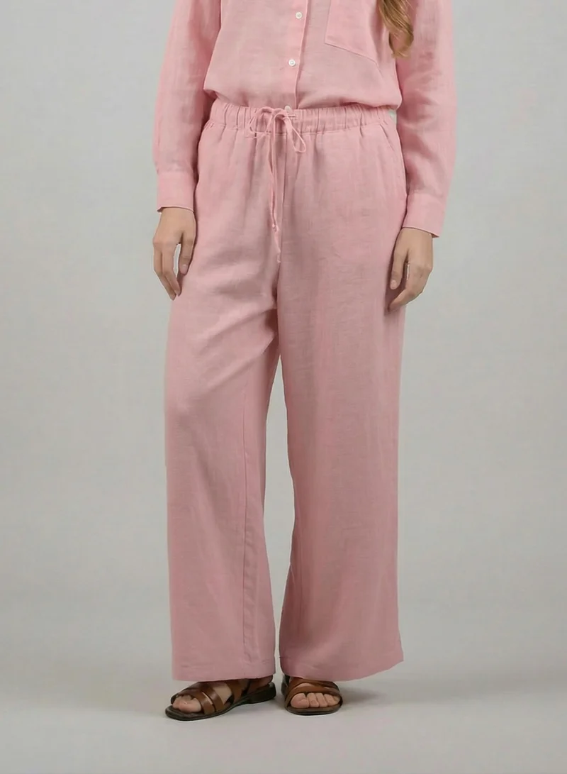 Just Nature 100% Linen Wide Leg Trousers